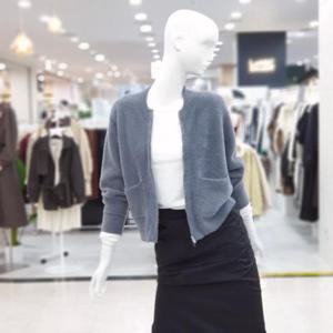 abfz sh06 라운드 집업 퍼 가디건 SLBHZ4Y32K