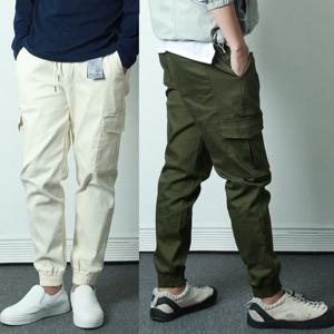 [프랭키뉴욕]남자조거팬츠 카고 건빵바지 면 코튼 밴딩_KMPA06