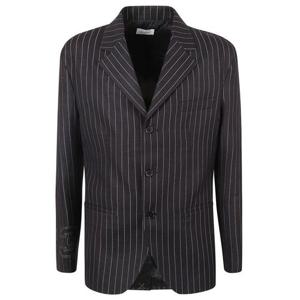 오프화이트 수트 자켓 OMEN097S24FAB0034700 Black