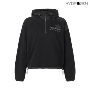 [하이드로겐] 여성 본 하트 아노락 후드 H21E4FH201_BK
