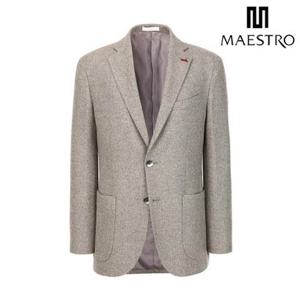 [마에스트로] [25FW][ALBERO][PIACENZA] 베이지 캐시실크 위빙 자켓 (MAJA5C021I2)