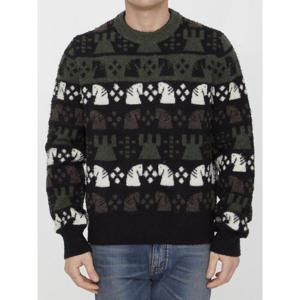 BURBERRY 체스 패턴 스웨터 8076893A1879