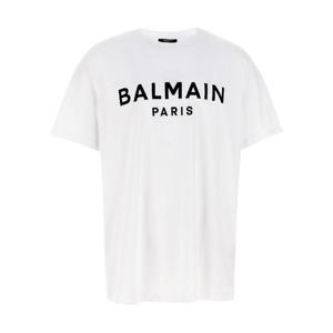 BALMAIN 로고 티셔츠 EH1EG010BB73GAB