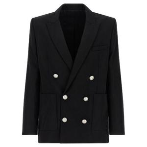 BALMAIN Grain de poudre blazer FH1SG160WC090PA