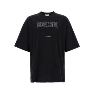 MOSCHINO Rhinestone logo T-shirt V071052411555