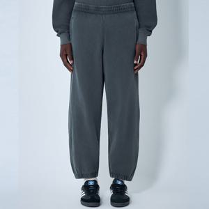 25 FW 칼하트 윕 로고 패치 밴딩 코튼 플리스 트랙 팬츠 워시드 블랙 I032337 89GD