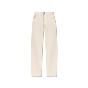 25 FW 몽클레어 로고 패치 코튼 퓨어 진 화이트 K20912A00001598RD