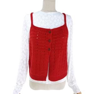 [스튜디오화이트]펀칭뷔스띠에 베스트 MK9VTP634-DG