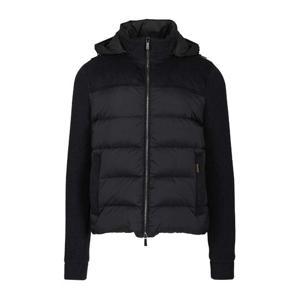 무레르 지퍼 후드 패딩 숏 재킷 MOUGI101201LSM V1980