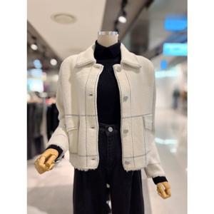 ab.fz 스티치 디테일 부클 카라 가디건 (ABXZ4ZY37K) US