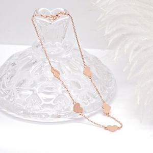 오팔하우스 14k 민자 하트 체인 팔찌 OPDLB5166