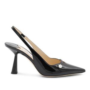 지미추 펄 디테일 플레어드 슬링백 펌프스 AMITA85 PTZ000074