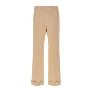 발렌티노 테일러드 핏 베이지 울 팬츠 6V0RBM959EB 581