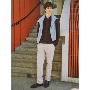 [로가디스] 면 트윌 백브러시 팬츠  아이보리 (RY5921P510)