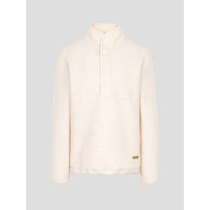 [빈폴멘] 코지 울혼방 반오픈 맨투맨  아이보리 (BC5X41C050)