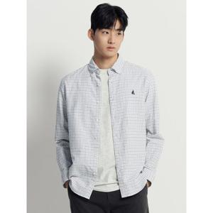 [빈폴멘] 브러쉬드 윈도우 체크 셔츠  그린 (BC5X64C23M)