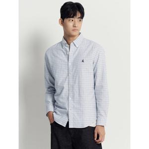 [빈폴멘] 브러쉬드 윈도우 체크 셔츠  라벤더 (BC5X64C23T)