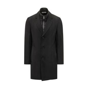 보스 트렌치 코트 50551117 001 BLACK