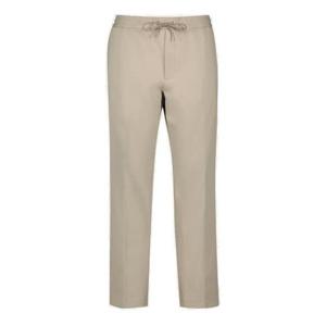 25 FW 몽클레어 로고 패치 와펜 드로스트링 트랙팬츠 베이지 J20912A0001889ALO