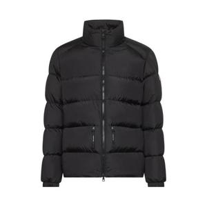 25 FW 몽클레어 로고 패치 지퍼업 다운 자켓 블랙 K20911A00157539ZD