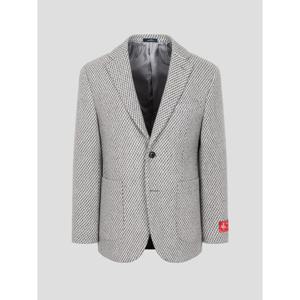 [로가디스] PIACENZA 캐시미어 혼방 미니멀 체크 재킷  라이트 그레이 (RX5911R522)