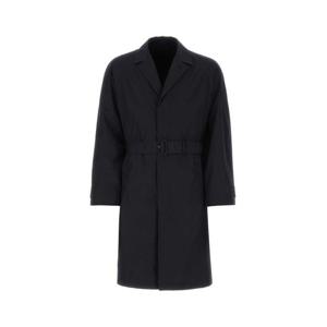 25 FW 프라다 벨티드 롱슬리브 코튼 코트 SGC214S23112NS
