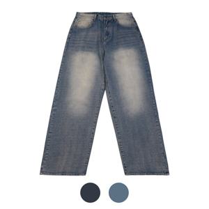 [파파브로]남성 트렌디 캐주얼 와이드핏 워싱 청바지 IC-JEA-H07