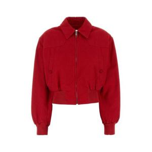 25 FW 프라다 컷아웃 디테일 롱슬리브 지퍼업 코튼 자켓 29P278SOOO16NM