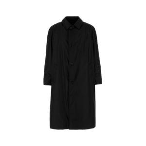 25 FW 프라다 버튼업 롱슬리브 맥시 코트 블랙 SGC977SOOO17X1