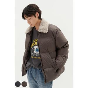 [플랙진]남성 후리스 칼라 다운 점퍼 (PWTO4DJL03M)