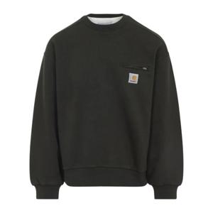 칼하트윕 디트로이트 크루넥 리브 커프스 맨투맨 I035547 4906