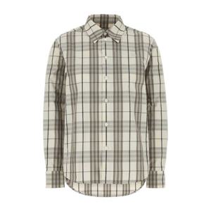 버버리 자수 포플린 체크 셔츠 8108663 C2539