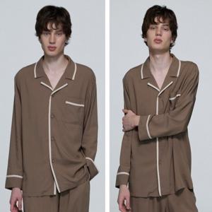 [보디가드]소프트 라이오셀 브라운 남파자마 BGMNA802