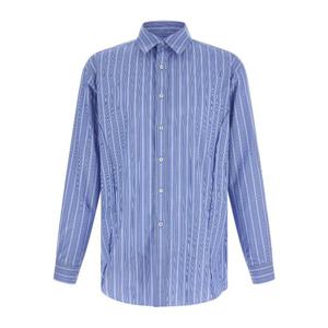 메종마르지엘라 스트라이프 코튼 포플린 셔츠 S67DT0021M35625