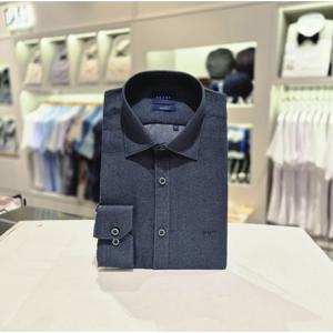 [예작셔츠] 긴소매 슬림핏 기모 솔리드 캐쥬얼 남방 YJEWBS176