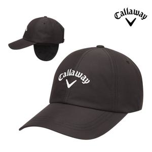 캘러웨이 2025 경량 패딩 이어워머 볼캡 겨울 골프모자 블랙