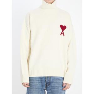 아미 터틀넥 UKS839018154 WHITE DOM