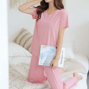 (BNCW-C3007) 쿨 홈웨어 투피스 셋업 / 3 Color