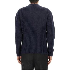 24SS 피티제로우노 남성 토리노 골지 브이넥 가디건(네이비) TL4SRD150GEG 32MGU0365