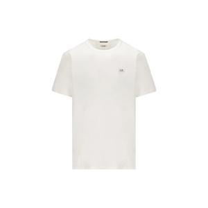 CP컴퍼니 남성 로고 고즈 화이트 반팔티 16CMTS068A 005100W 103