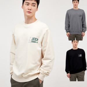 [지프]남녀공용 간절기 스몰로고 맨투맨(JP1TSU892)_DG