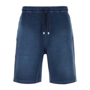 로에베 스트레치 코튼 데님 버뮤다 쇼츠 H526Y1AX10 INDIGOBLUE