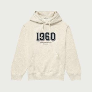 [행텐][행텐]공용 백 브러쉬 코듀로이 아플리케 후드 티셔츠_101