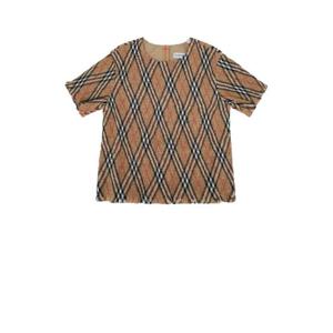 버버리 주니어 키즈 베이지 Madeline 반팔 티셔츠 8100073 B9368