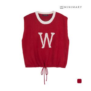 [미니마리] 밑단스트링니트베스트 (MMA3VT11)