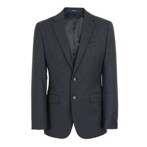 바쏘 슬림핏 울 블렌디드 솔리드 서지 자켓 (BSX3JQ53A)