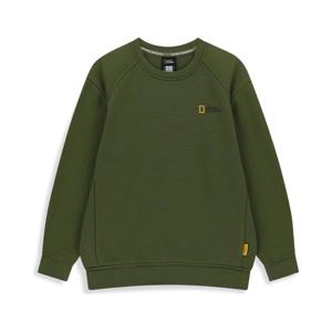 K254USW940 시즌 백그래픽 맨투맨 (융기모) KHAKI