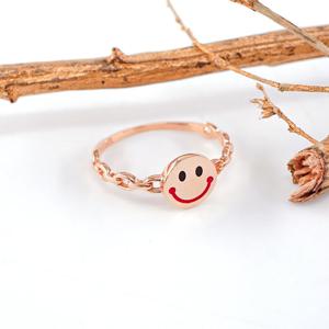 오팔하우스 14k 에폭 스마일 반지 대 OPDJR5466