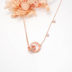 오팔하우스 14k 로마숫자 투링 목걸이 OPDGN1227