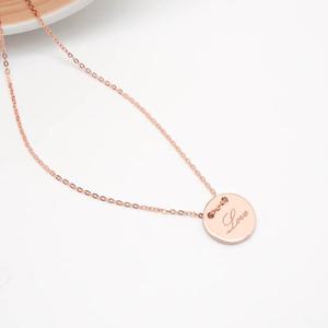 오팔하우스 14k LOVE이니셜 목걸이 OPPKN059